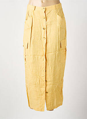 Jupe longue jaune NINA femme