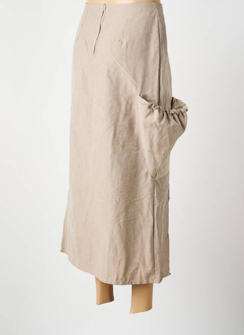 Jupe longue gris BEVERLY femme