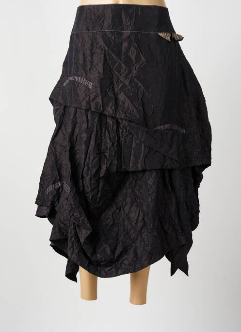 Jupe longue noir MAILLE INDIGO femme