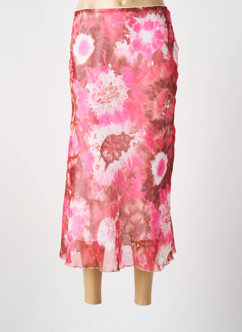 Jupe longue rose BEVERLY femme