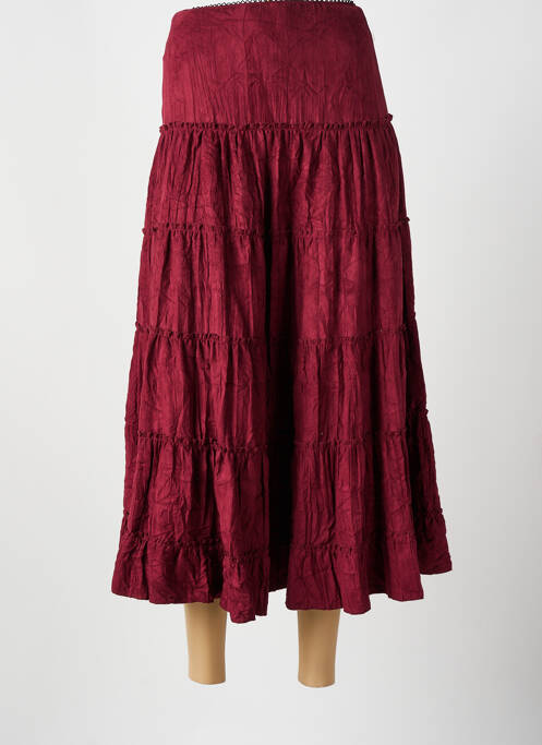 Jupe longue rouge BEVERLY femme