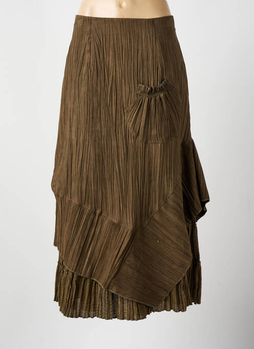 Jupe longue vert BEVERLY femme