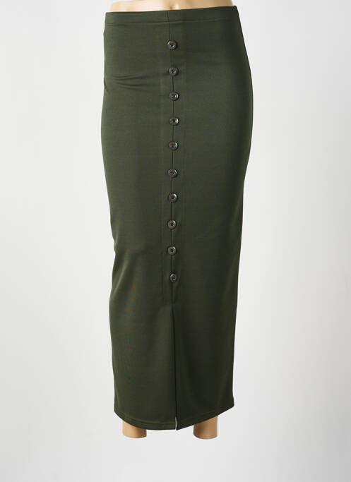 Jupe longue vert PIERRE CEDRIC femme