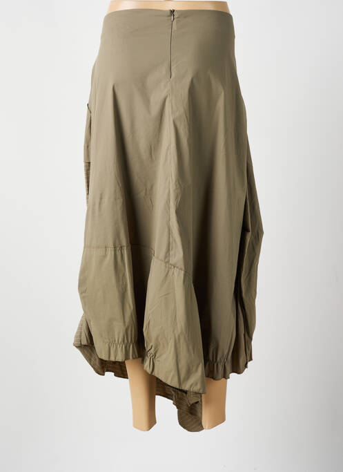 Jupe longue vert SUN LIGHT femme