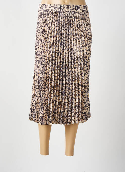 Jupe mi-longue beige H&M femme