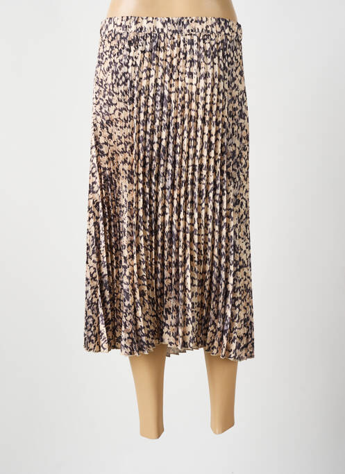 Jupe mi-longue beige H&M femme