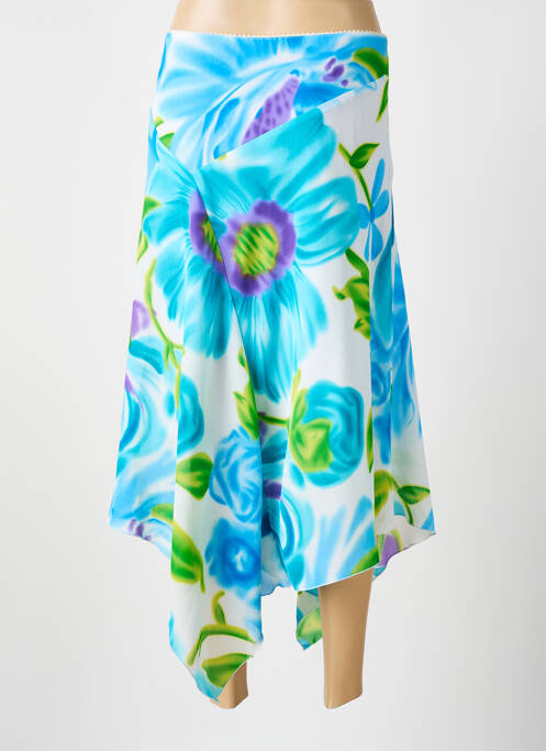 Jupe mi-longue bleu GATTAL femme