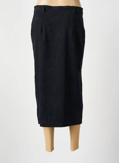 Jupe mi-longue noir PIERRE CEDRIC femme