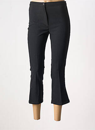 Pantacourt taille haute taille haute noir EXTRAVAGANCE femme