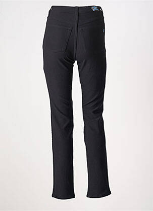 Pantalon slim taille haute taille haute noir ATLANTA femme