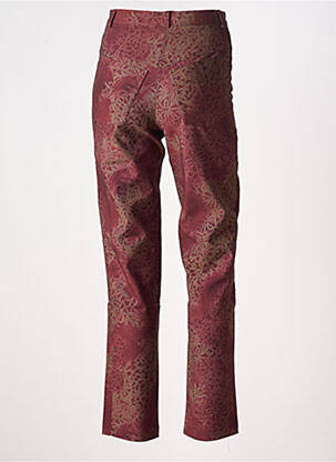 Pantalon slim taille haute taille haute rouge BEVERLY femme