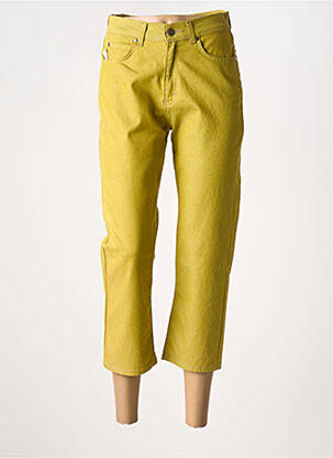 Jeans coupe slim stretch taille normale vert JOST femme