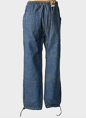 Jeans coupe droite stretch taille normale bleu REDMAN femme