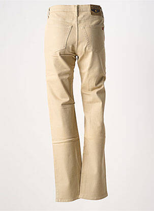 Jeans coupe droite taille haute taille haute beige JOST femme