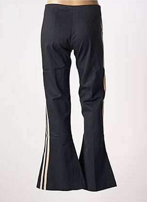 Pantalon flare stretch taille haute noir TRAFFIC femme