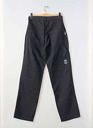 Jeans coupe droite fermeture zippée sous rabat boutonné taille normale gris REDMAN homme