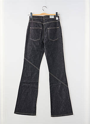 Jeans bootcut taille haute taille haute noir LUCCHINI femme