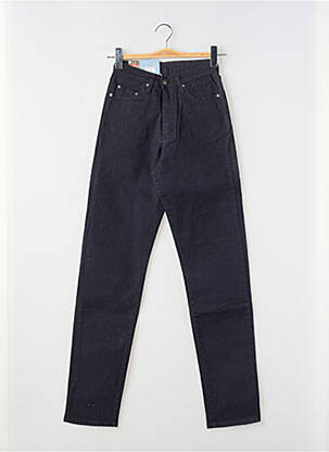 Jeans coupe slim poches taille haute bleu JOST femme