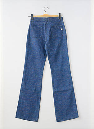 Jeans coupe droite taille haute taille haute bleu JOST femme