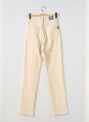 Pantalon slim taille haute taille haute beige ATLANTA femme