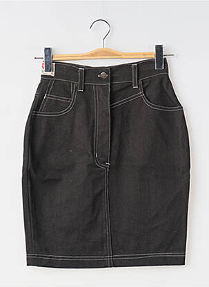 Jupe courte taille à pinces noir NICE WEAR femme