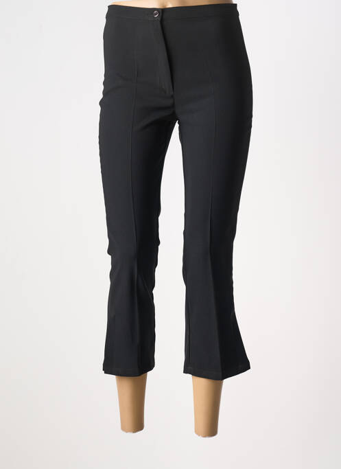 Pantacourt taille haute taille haute noir EXTRAVAGANCE femme