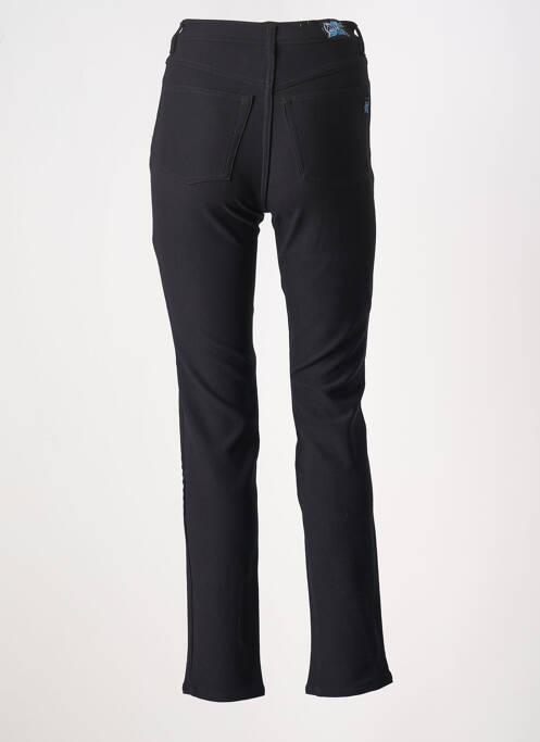 Pantalon slim stretch taille haute noir ATLANTA femme