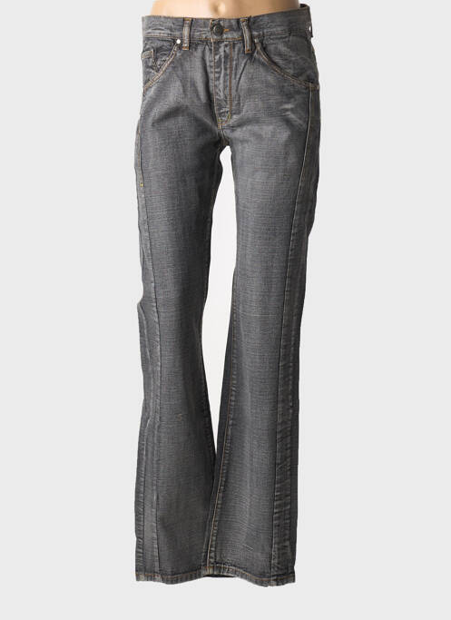 Jeans bootcut taille normale taille normale gris GILÏANO femme