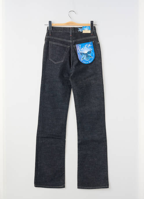 Jeans coupe droite taille haute taille haute noir REDMAN femme