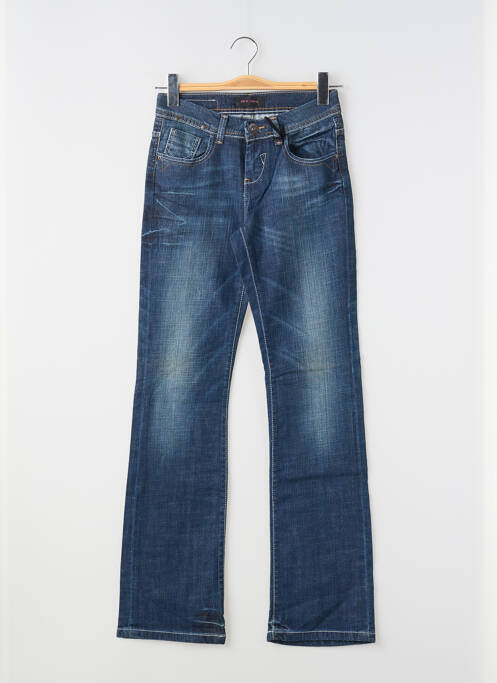 Jeans coupe droite stretch taille basse bleu CARS JEANS femme