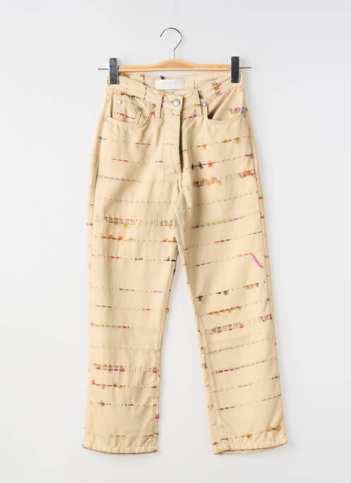 Jeans coupe droite beige JOST femme