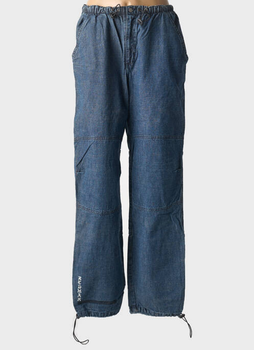 Jeans coupe droite bleu REDMAN femme