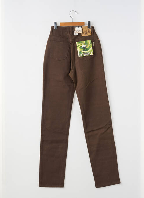 Jeans coupe slim marron JOST femme