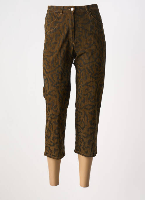 Pantacourt marron LUCCHINI femme