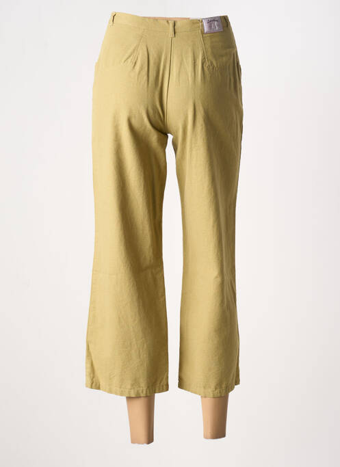 Pantacourt vert LUCCHINI femme