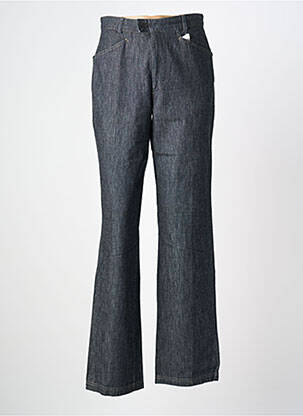 Jeans coupe droite taille haute taille haute noir ESPLANADE femme