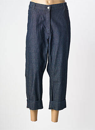 Pantalon 7/8 stretch taille normale bleu JOST femme