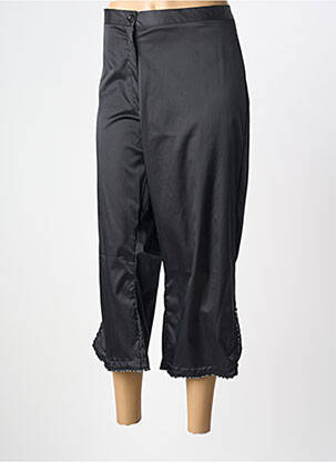 Pantacourt taille élastique taille normale noir GIANI FORTE femme