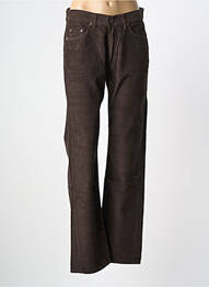 Pantalon droit stretch taille normale marron JOST femme