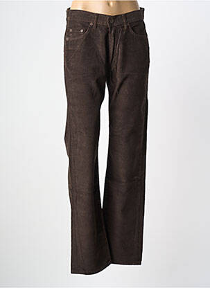 Pantalon droit stretch taille normale marron JOST femme