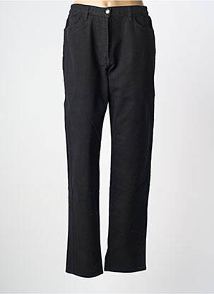 Jeans coupe droite stretch taille normale noir JOST femme