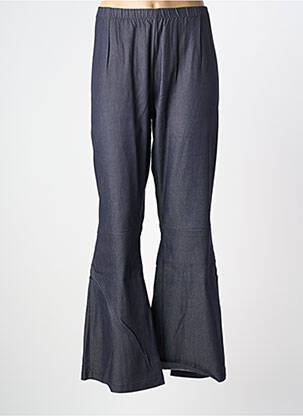 Pantalon flare taille élastique taille normale bleu GIANI FORTE femme