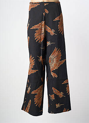 Pantalon flare stretch taille haute noir GIANI FORTE femme
