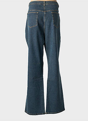Jeans coupe droite stretch taille normale bleu KIABI femme
