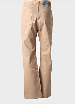 Jeans coupe droite fermeture boutonnée sur le devant taille normale marron JOST homme
