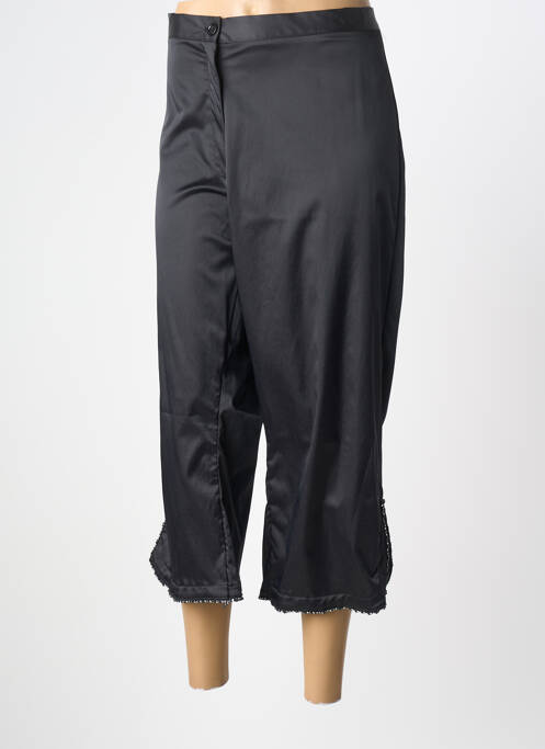 Pantacourt taille élastique taille normale noir GIANI FORTE femme