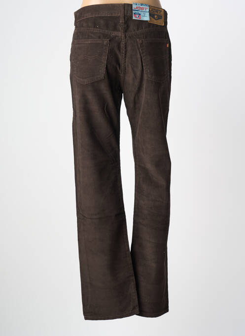 Pantalon droit stretch taille normale marron JOST femme