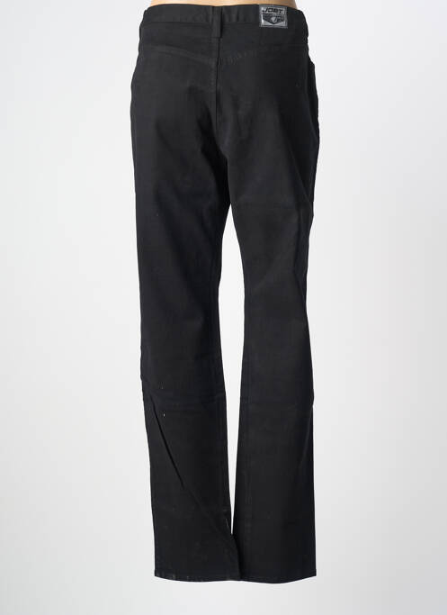 Jeans coupe droite stretch taille normale noir JOST femme