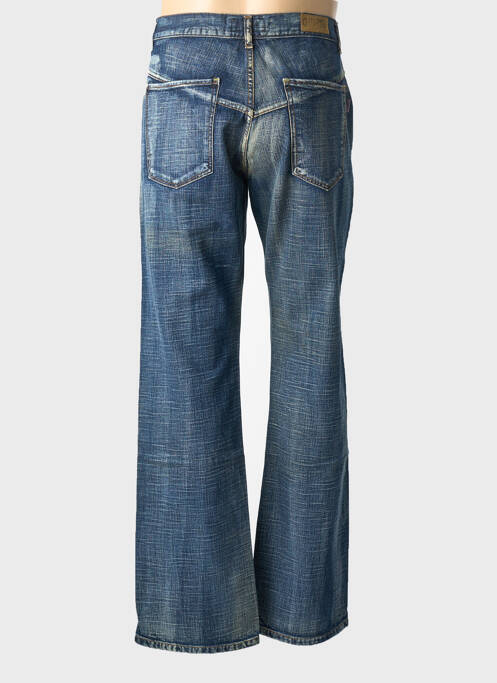 Jeans coupe droite stretch taille normale bleu GILÏANO homme
