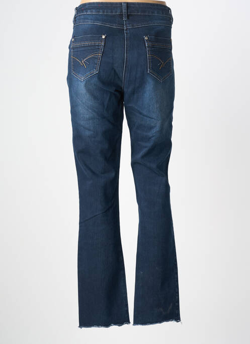 Jeans coupe droite bleu GEMO femme